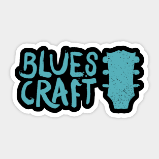 BluesCraft (light on dark) Sticker